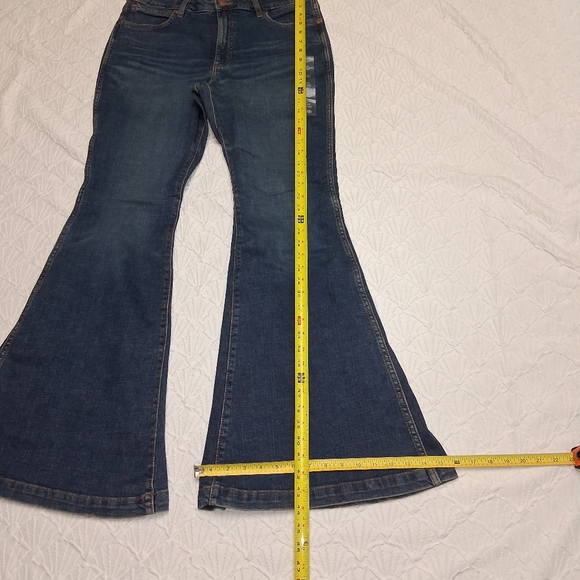 Vintage Harve Benard by benard Holtzman Dark Blue Straight Leg Jeans Size 14 - Picture 14 of 17
